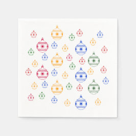 Servilleta De Papel Napkin de papel - Ornamentos de árbol de Navidad