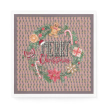 Napkin de papel para navidades