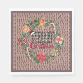 Servilleta De Papel Napkin de papel para navidades
