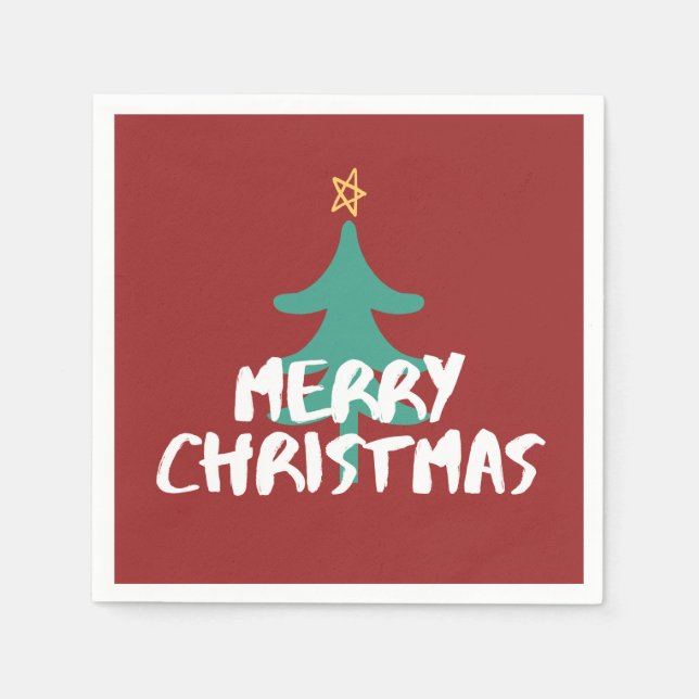 Servilleta De Papel Napkin de papel para Navidades (Anverso)