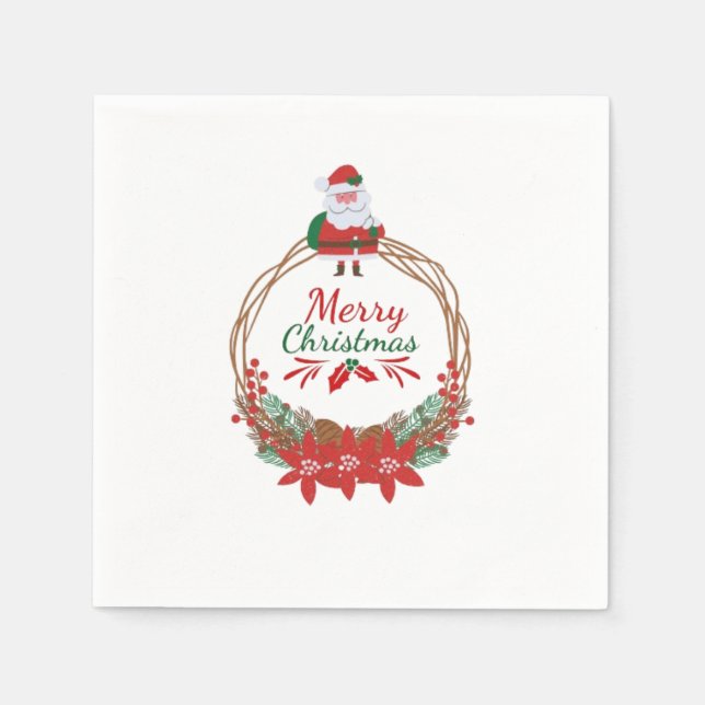 Servilleta De Papel Napkin de papel para Navidades (Anverso)