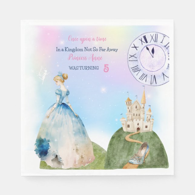Servilleta De Papel Napkin de papel para niños de cumpleaños (Anverso)