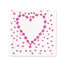 Napkin de papel Petal Heart