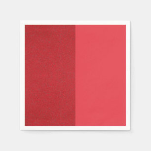 Servilleta De Papel Napkin de papel rojo de tomate dividido - Diseño d