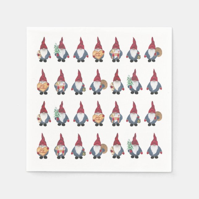 Servilleta De Papel Napkin de papel Tomten (Anverso)