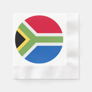 Servilleta De Papel Napkin de periódico de bandera sudafricano