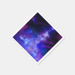 Servilleta De Papel Napkin de zafiro azul cielo nocturno