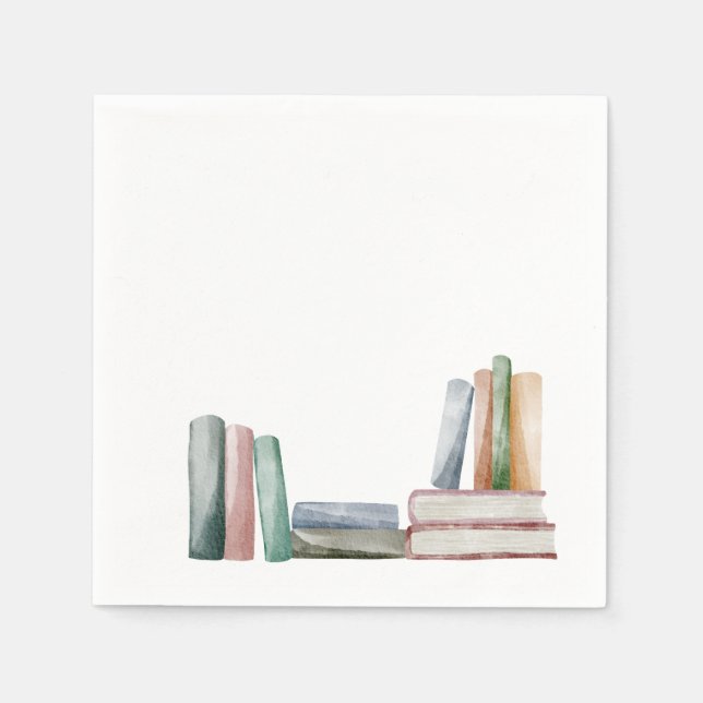 Servilleta De Papel Napkin del club del primer libro del bebé (Anverso)