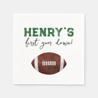 Servilleta De Papel Napkin del partido de cumpleaños del fútbol