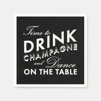 Servilleta De Papel Napkin - Es hora de beber champán