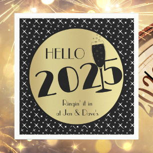 Servilleta De Papel Napkin feliz de papel de Año Nuevo