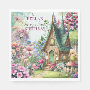 Servilleta De Papel Napkin Fiesta de los bosques de hadas mágicas
