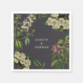 SERVILLETA DE PAPEL NAPKIN-GRAY DE PAPEL BOTÁNICO