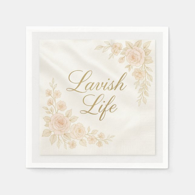Servilleta De Papel Napkin Lavish Soft (Anverso)