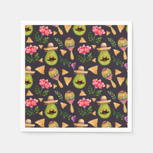 Servilleta De Papel Napkin mexicano de papel picante de Fiesta