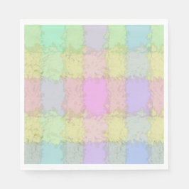 Servilleta De Papel Napkin Multicolor Pastel Tapado