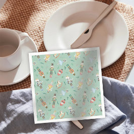 Servilleta De Papel Napkin, Navidades de cazadores de nueces