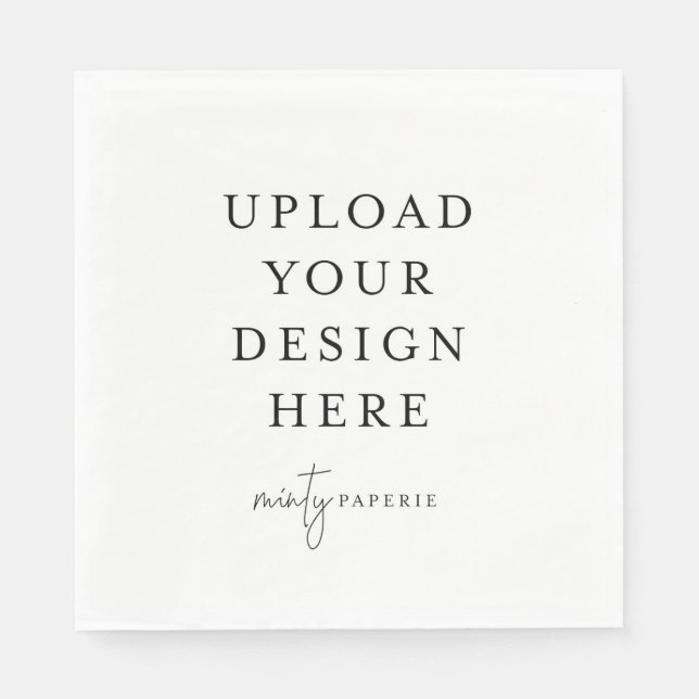 Servilleta De Papel Napkin normal de almuerzo - 6.5" (Anverso)