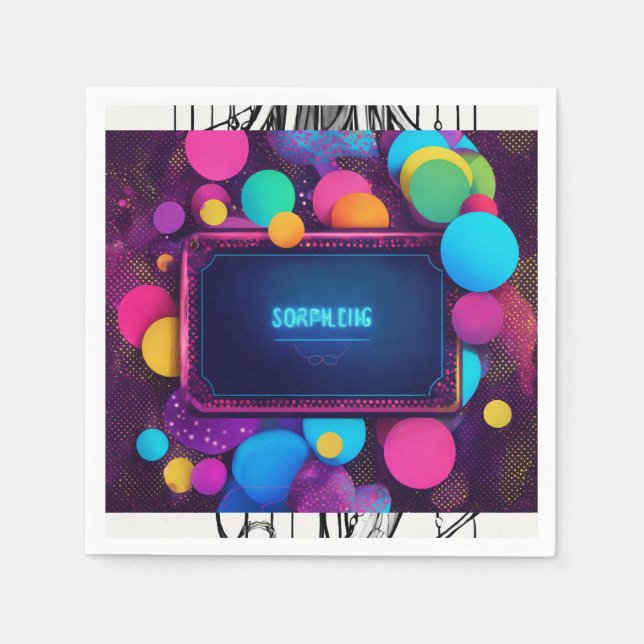 Servilleta De Papel Napkin Nouveau: Aumenta tu experiencia culinaria c (Anverso)