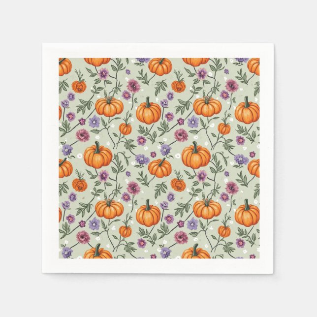 Servilleta De Papel Napkin otoñal (Anverso)