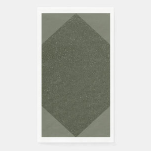 Servilleta De Papel Napkin Personalizado geométrico Moss Green - Perso