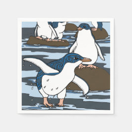 Servilleta De Papel Napkin pingüino