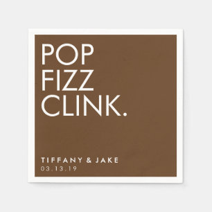 Servilleta De Papel Napkin - Pop Fizz Clink