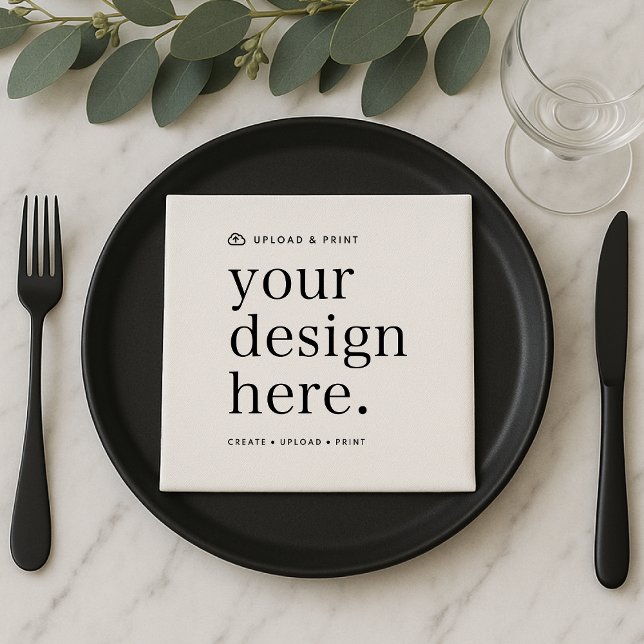 Servilleta De Papel Napkin Su Carga De Diseño (Subido por el creador)