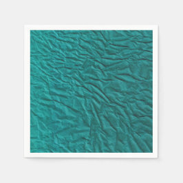 Servilleta De Papel Napkin verde con un diseño arrugado