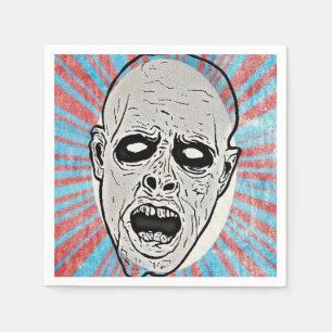 Servilleta De Papel Napkin Zombie Face Paper