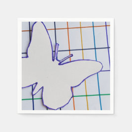 SERVILLETA DE PAPEL NAPKINAS DE PAPEL DE MARIPOSAS COMPROBADAS