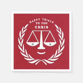 Servilleta De Papel Napkins abogado graduado de la Facultad de Derecho