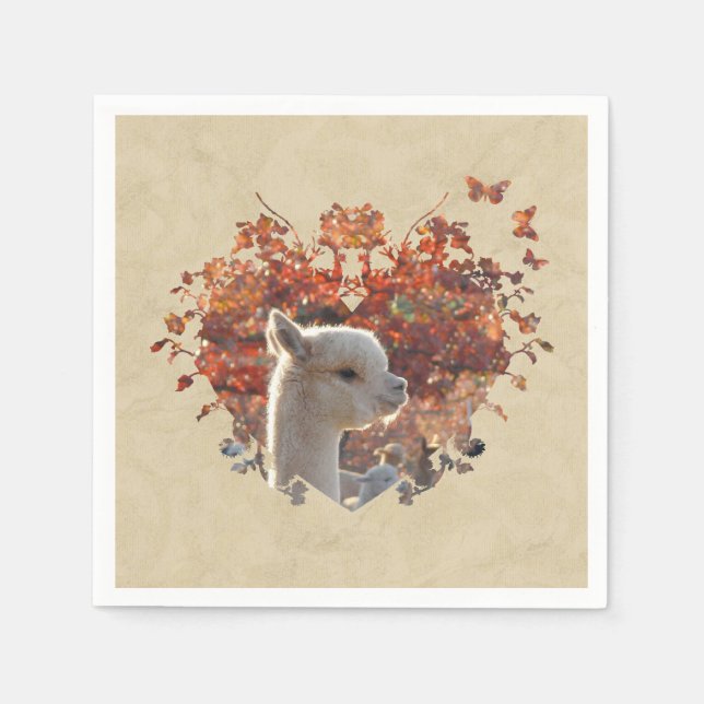 Servilleta De Papel Napkins Alpaca (Anverso)
