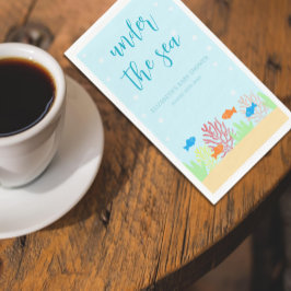 Servilleta De Papel Napkins Baby Shower de Sea Life