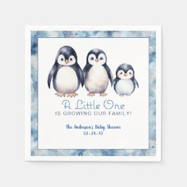 Servilleta De Papel Napkins Baby Shower para la familia Penguin