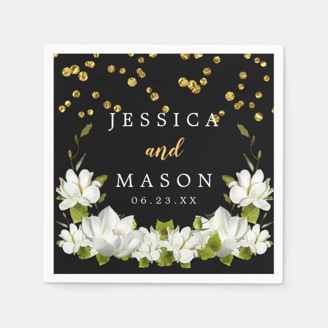 Servilleta De Papel Napkins básico de cócteles para Bodas (Anverso)