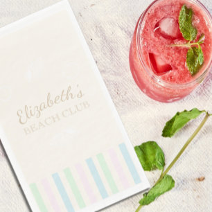 Servilleta De Papel Napkins Beach Club Birthday