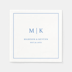 Servilleta De Papel Napkins Blue Boda