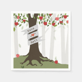 Servilleta De Papel Napkins Boda Apple Orchard