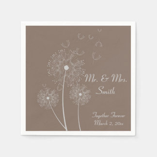 Servilleta De Papel Napkins Boda Dandelion