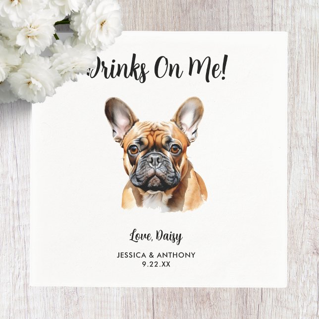 Servilleta De Papel Napkins Boda de perro (Subido por el creador)