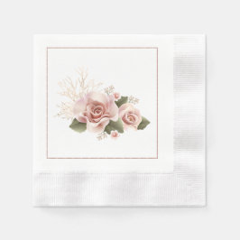 Servilleta De Papel Napkins Champaign Floral