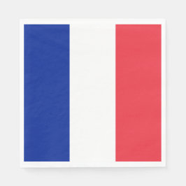 Servilleta De Papel Napkins con Bandera Francesa (Francia)