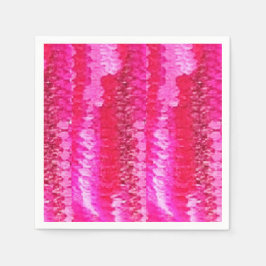 Servilleta De Papel Napkins crochet rosa