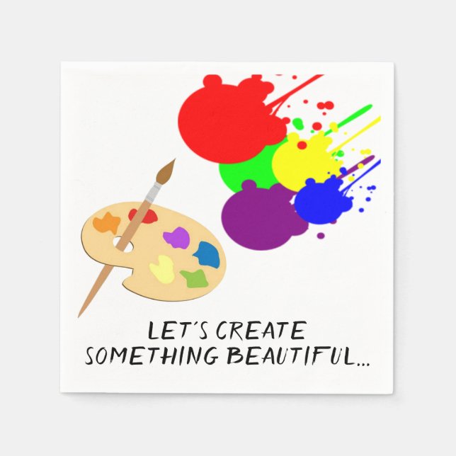 Servilleta De Papel Napkins de artistas (Anverso)