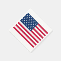Napkins de bandera de Estados Unidos