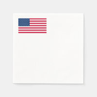 Napkins de bandera de Estados Unidos