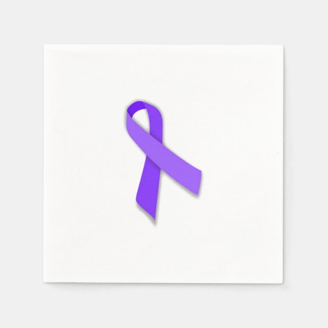 Servilleta De Papel Napkins de cinta de Cáncer de Estómago (Anverso)