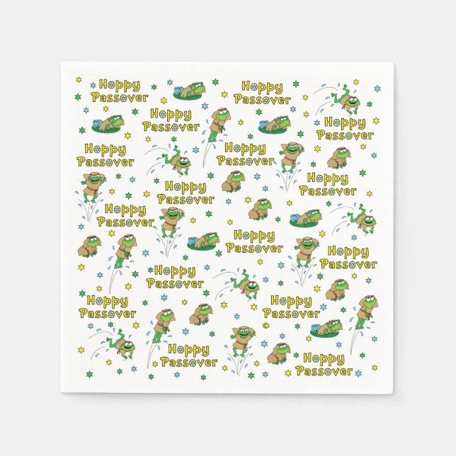 Servilleta De Papel Napkins de cócteles estándar para passover (Anverso)