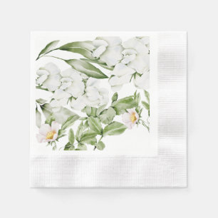 SERVILLETA DE PAPEL NAPKINS DE COLOR DE AGUA BLANCO BRITÁNICO